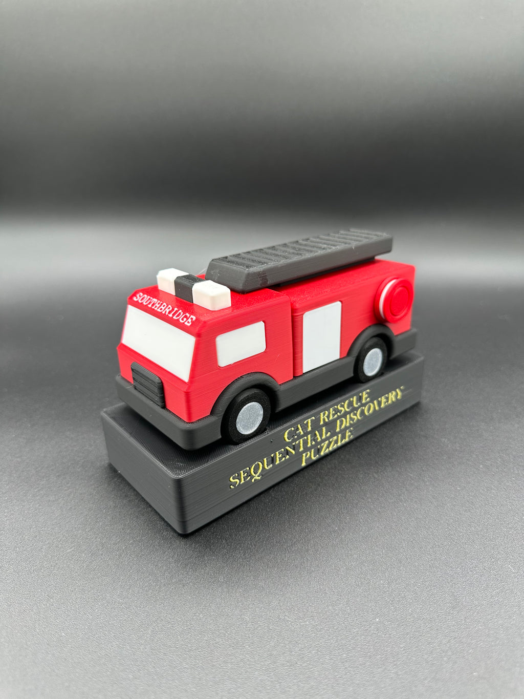 Cat Rescue Sequential Discovery Firetruck Puzzle Box