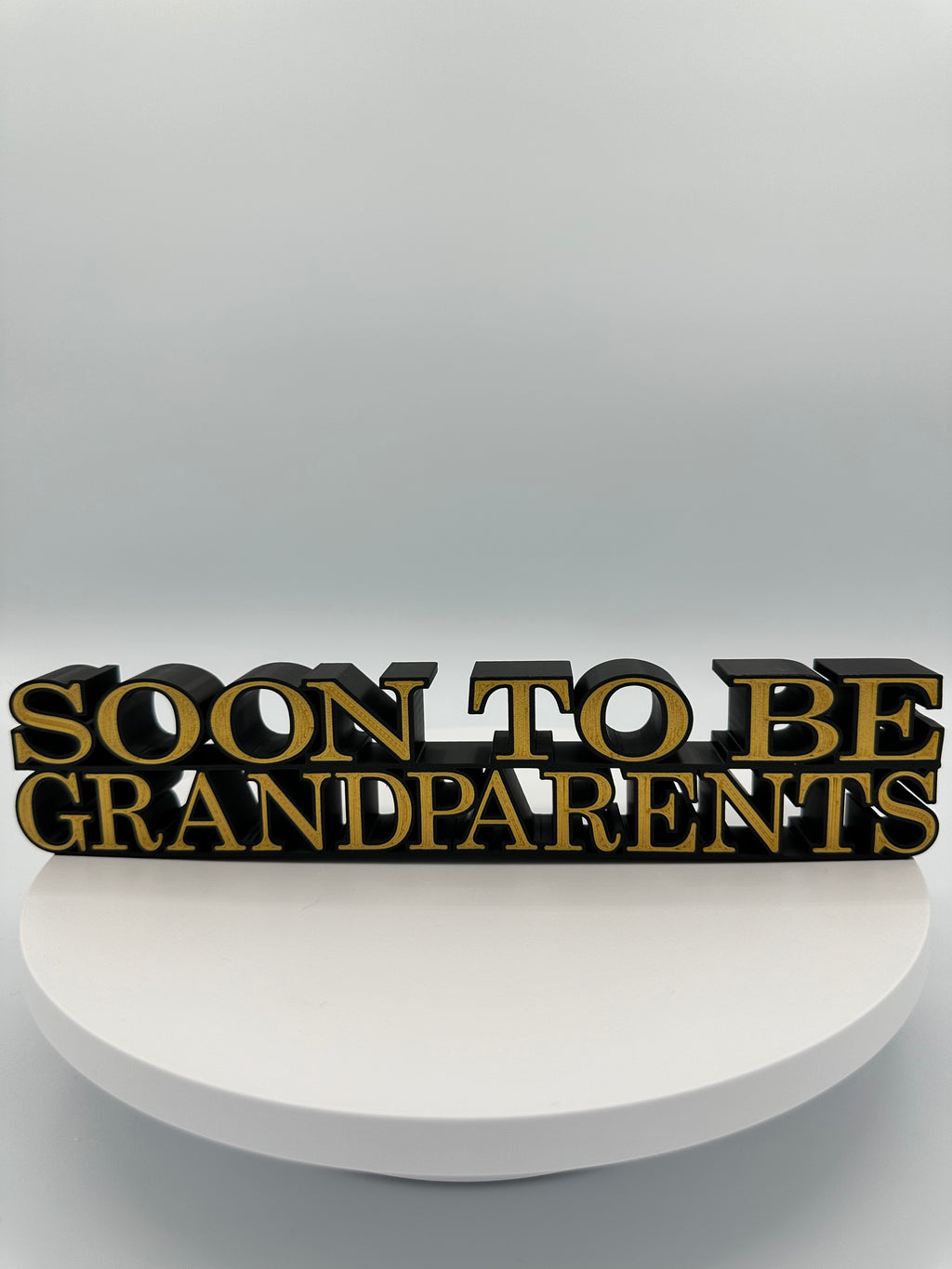 "Soon To Be A Grandparent" Wall or Desk Sign
