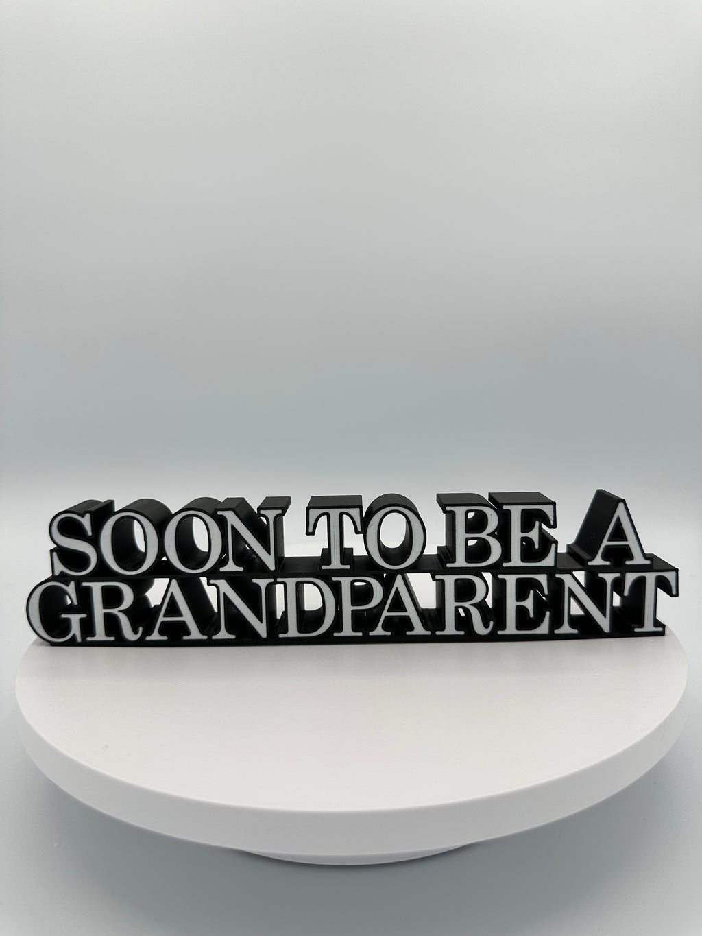 "Soon To Be A Grandparent" Wall or Desk Sign