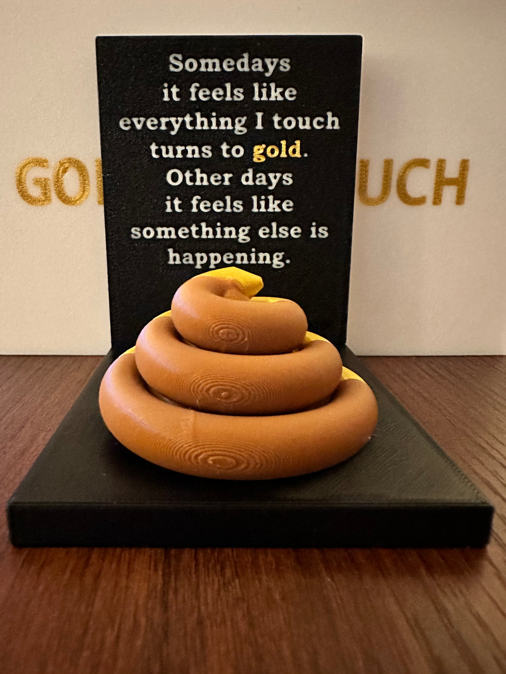 Golden Touch Gag Gift - Golden Poop