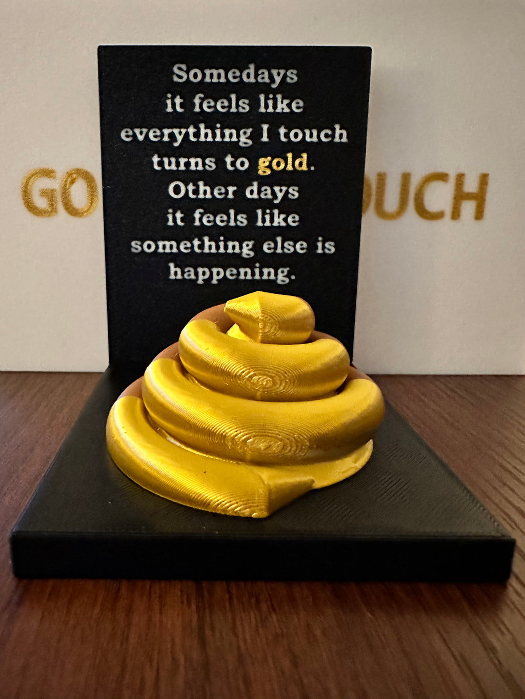 Golden Touch Gag Gift - Golden Poop