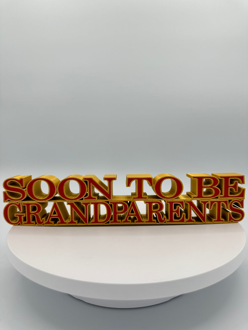 "Soon To Be A Grandparent" Wall or Desk Sign